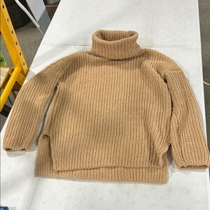 Abercrombie & Fitch Tan Turtleneck Sweater